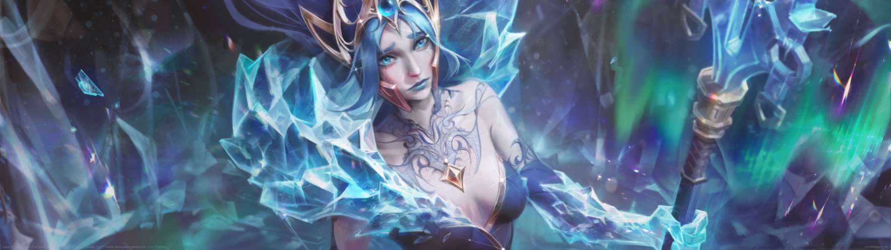 League of Legends fan art superwide achtergrond 50