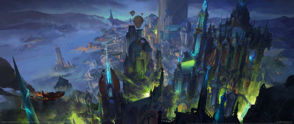 League of Legends fan art achtergrond