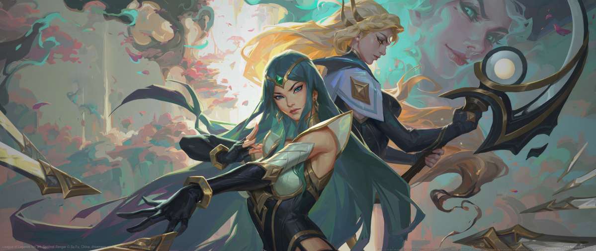 League of Legends fan art achtergrond