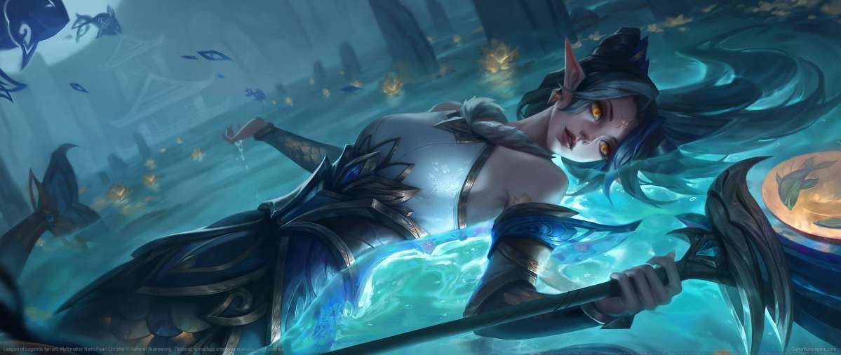League of Legends fan art achtergrond