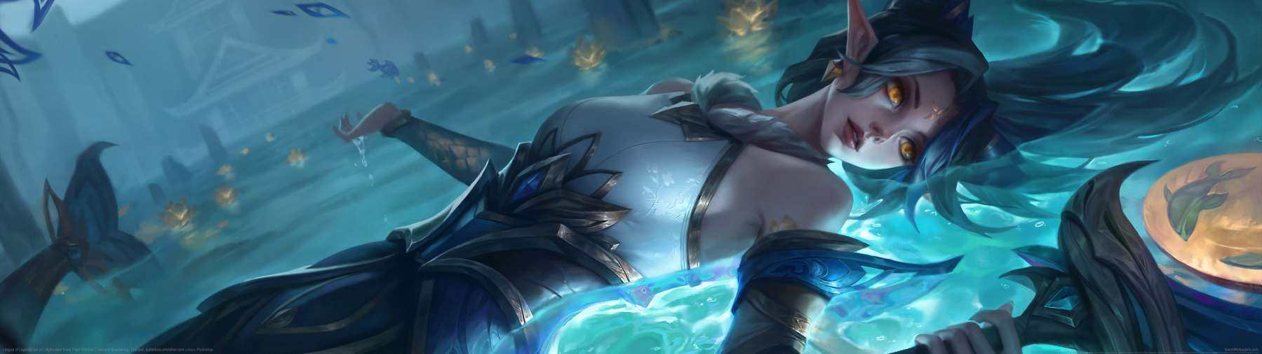 League of Legends fan art achtergrond
