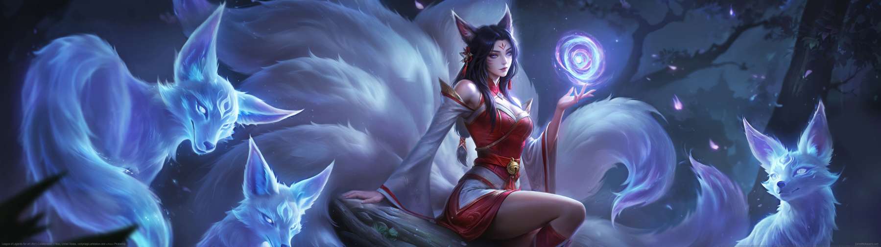League of Legends fan art superwide achtergrond 60