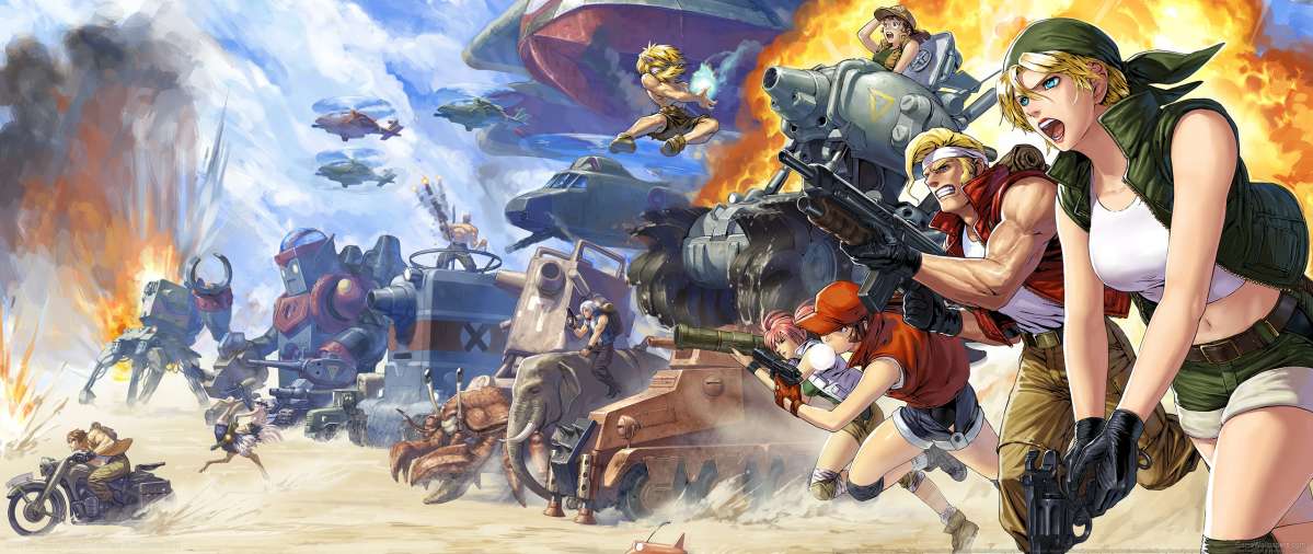 Metal Slug Attack Reloaded ultrawide achtergrond 01