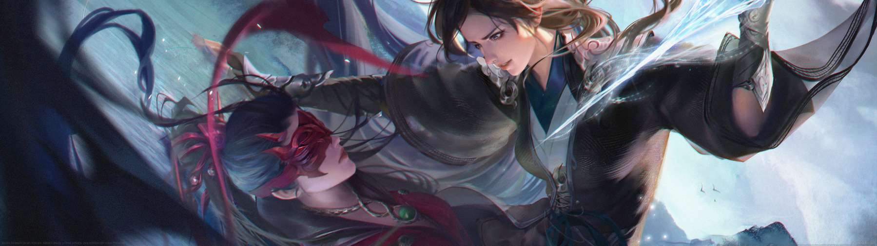 Naraka: Bladepoint fan art superwide achtergrond 02