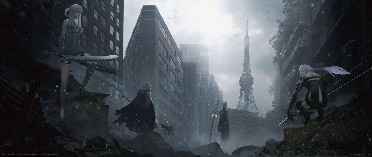 Nier Automata ultrawide achtergrond 03