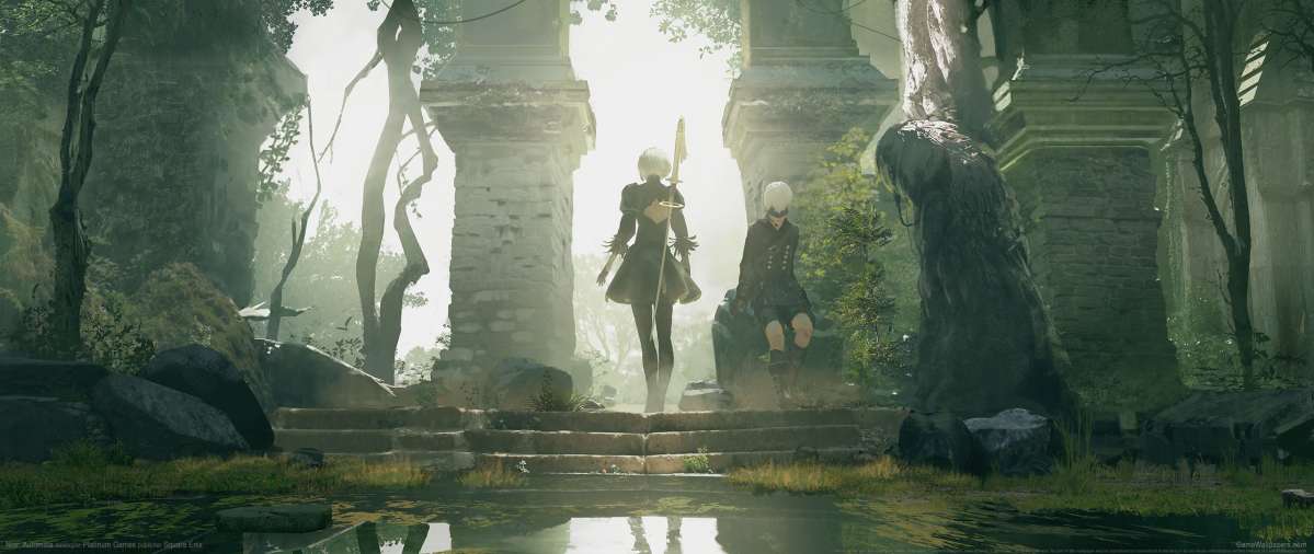 Nier Automata ultrawide achtergrond 04