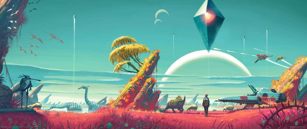 No Man's Sky ultrawide achtergrond 01