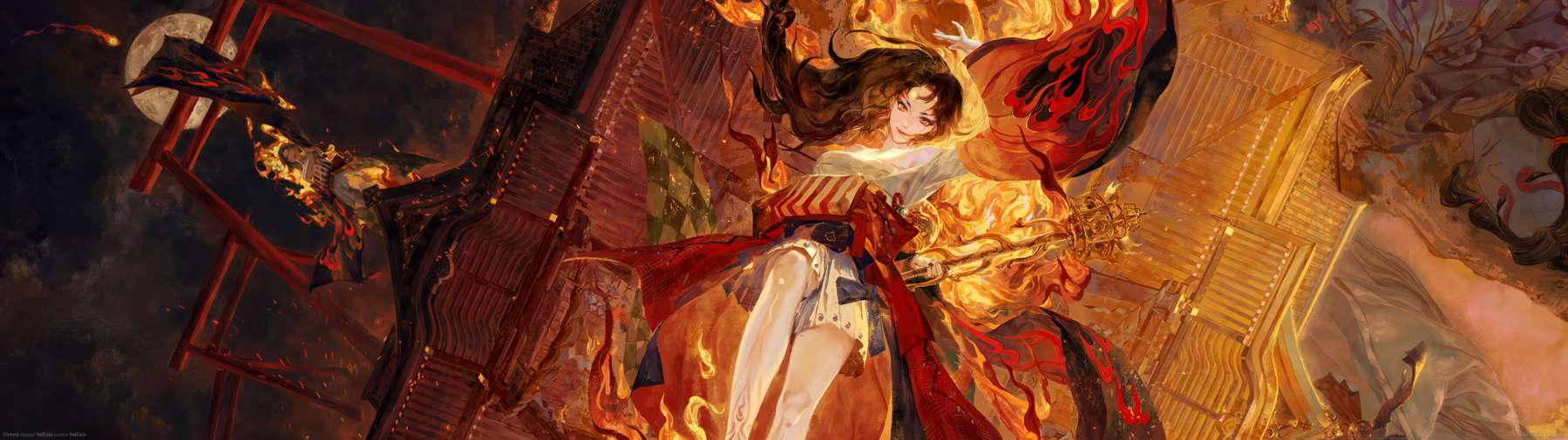 Onmyoji superwide achtergrond 01