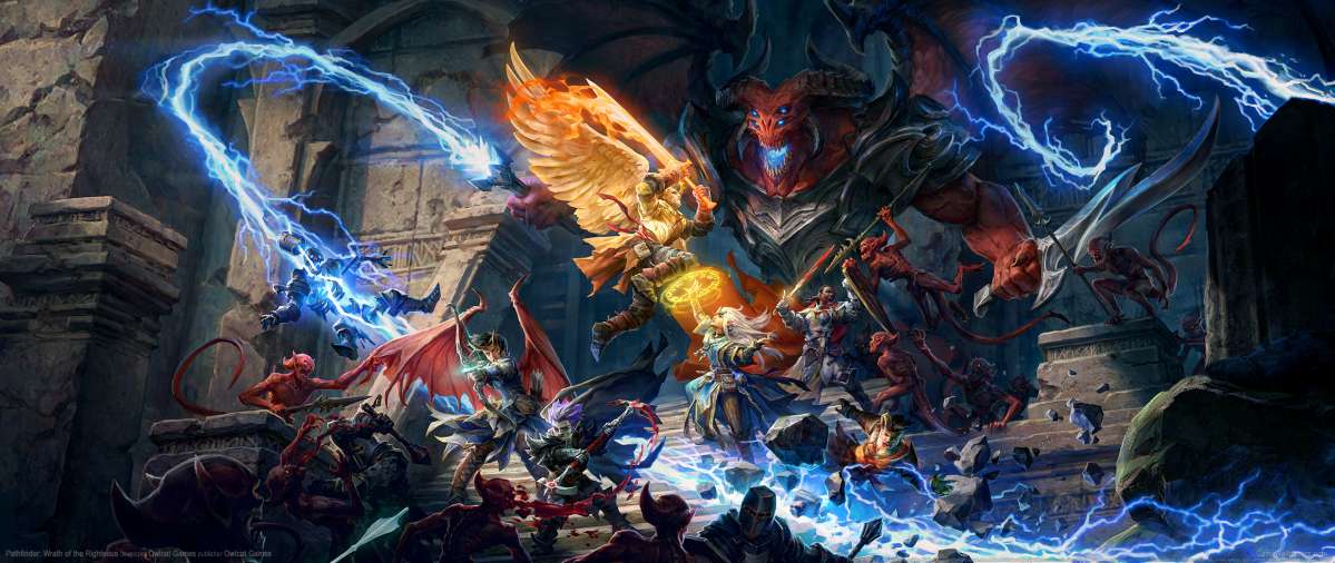 Pathfinder: Wrath of the Righteous ultrawide achtergrond 01