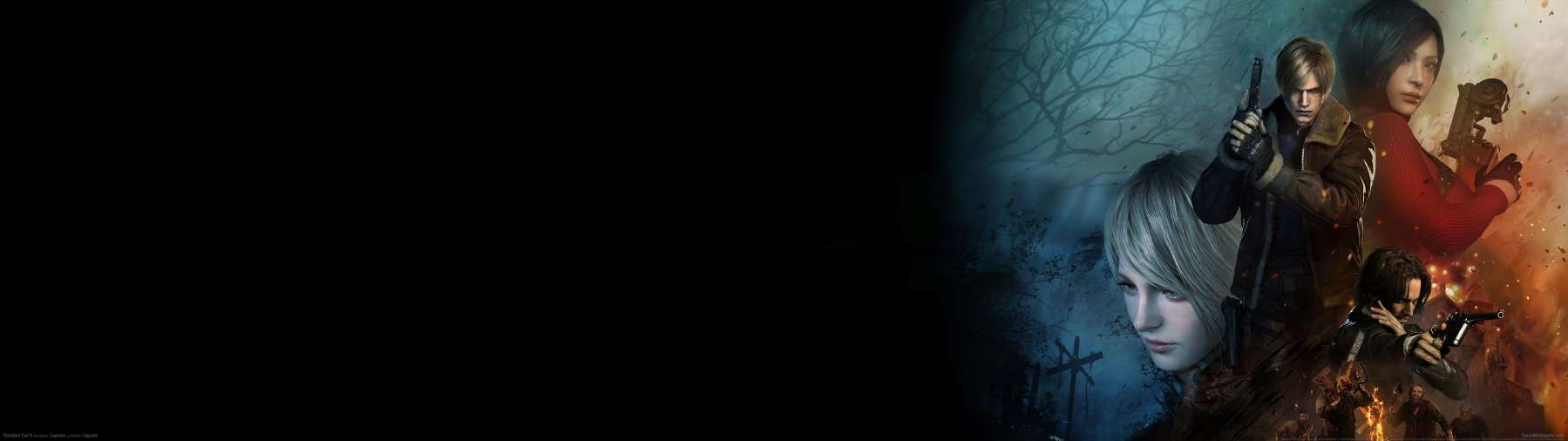 Resident Evil 4 2022 superwide achtergrond 02