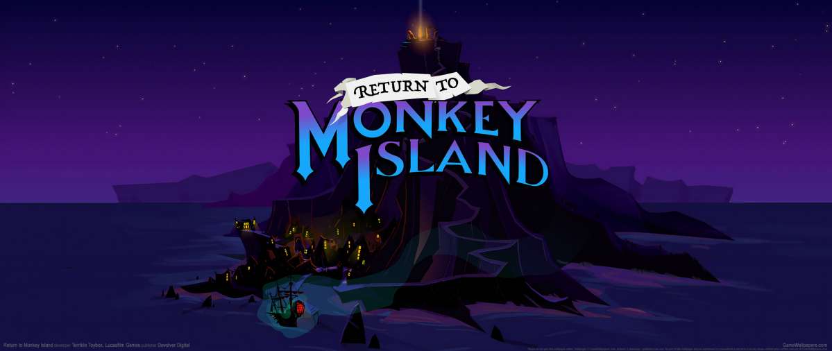 Return to Monkey Island ultrawide achtergrond 02