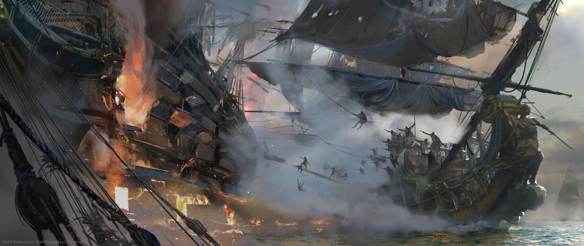 Skull & Bones ultrawide achtergrond 05