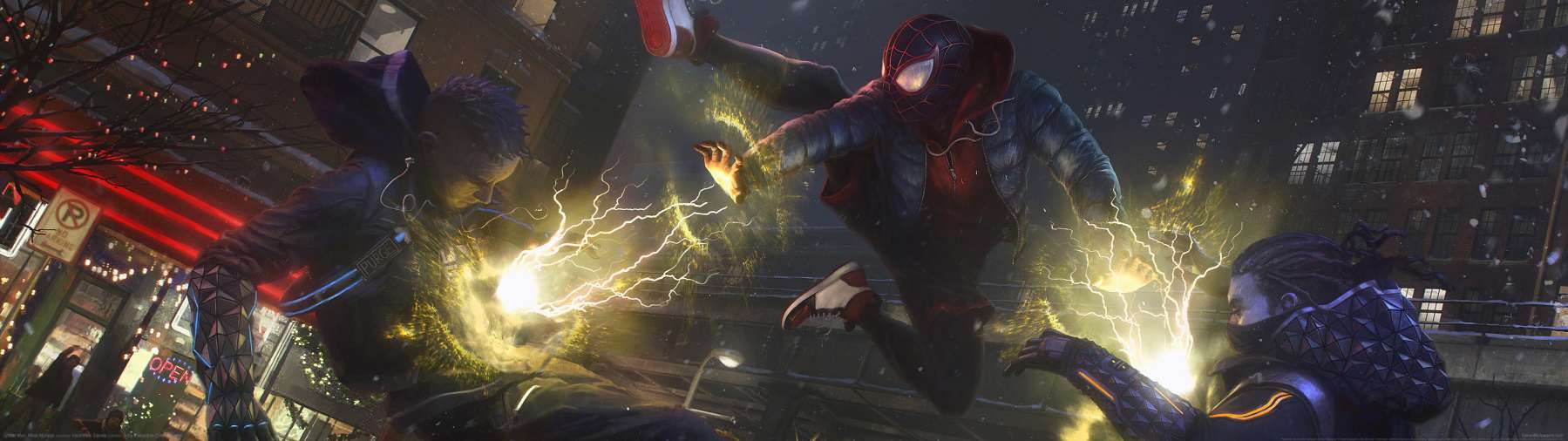 Spider-Man: Miles Morales superwide achtergrond 02