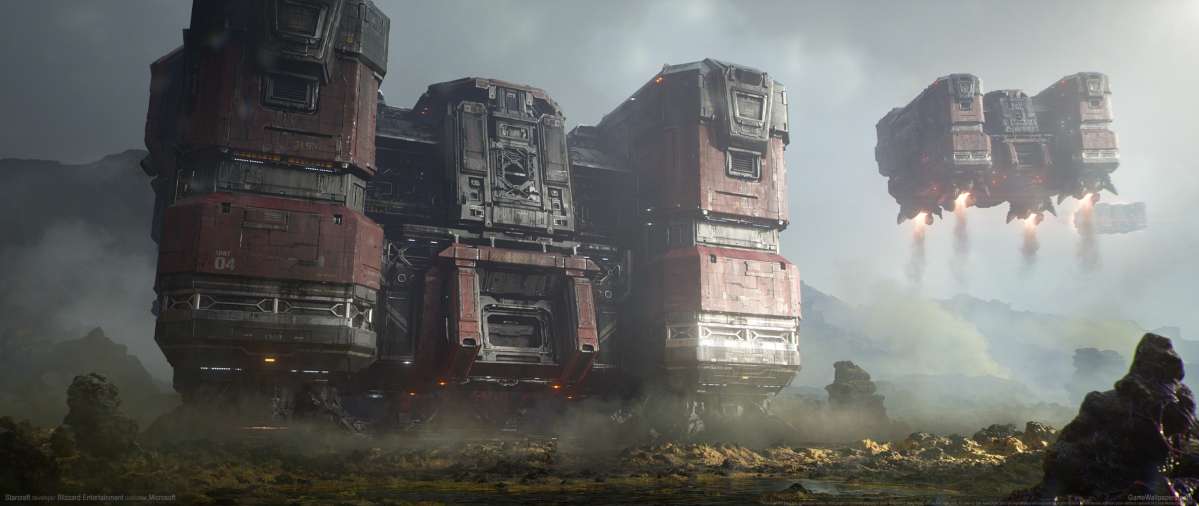 Starcraft ultrawide achtergrond 01