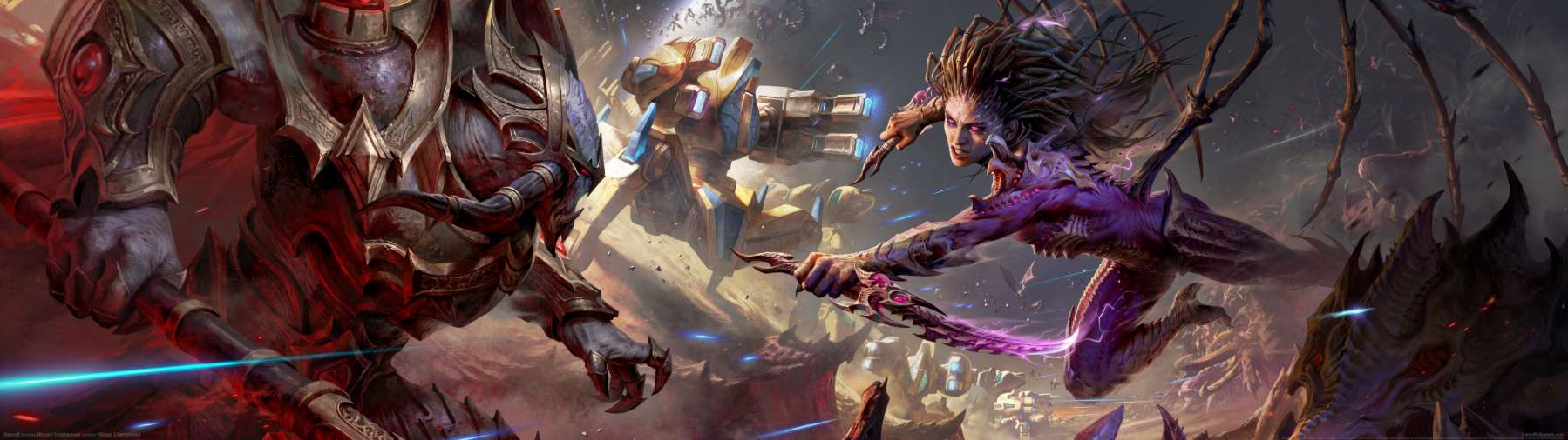 Starcraft superwide achtergrond 02
