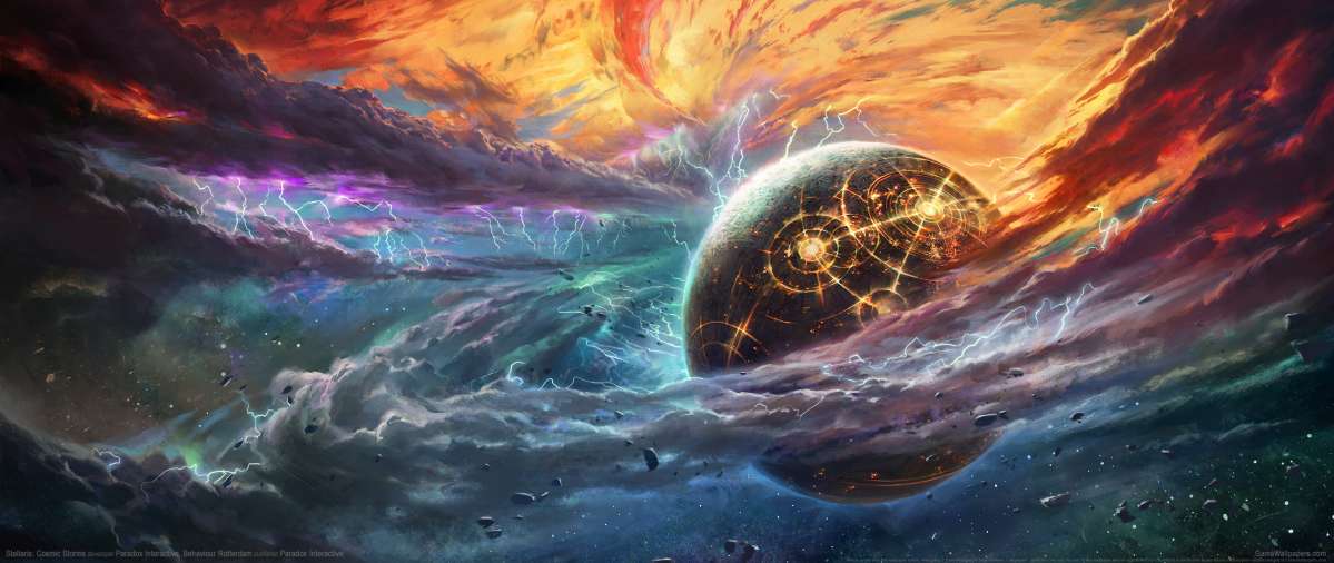 Stellaris: Cosmic Storms achtergrond