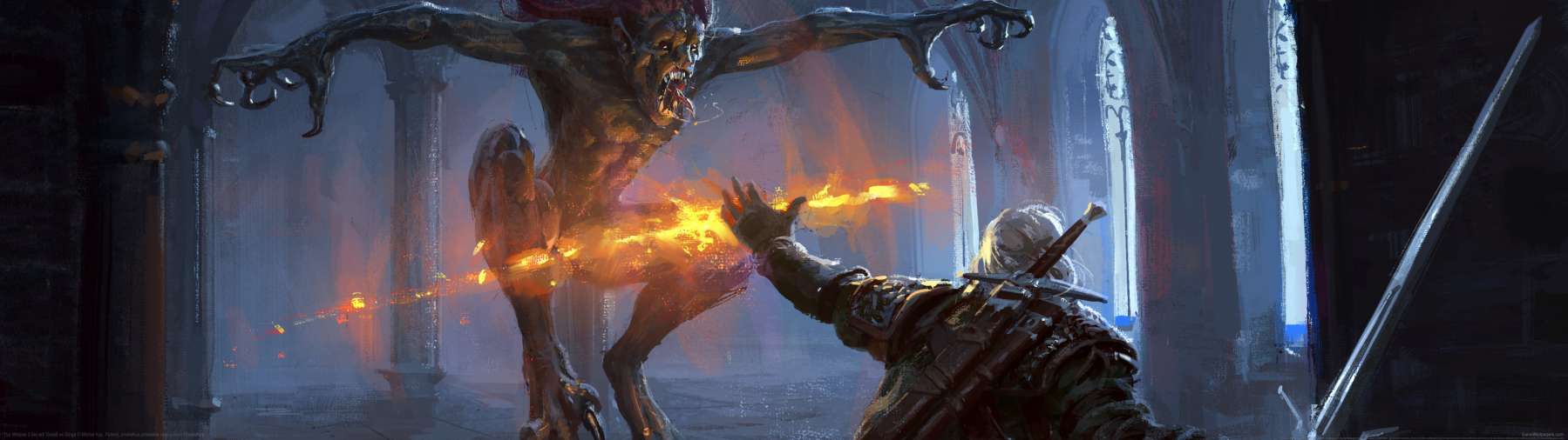 The Witcher 3 fan art achtergrond