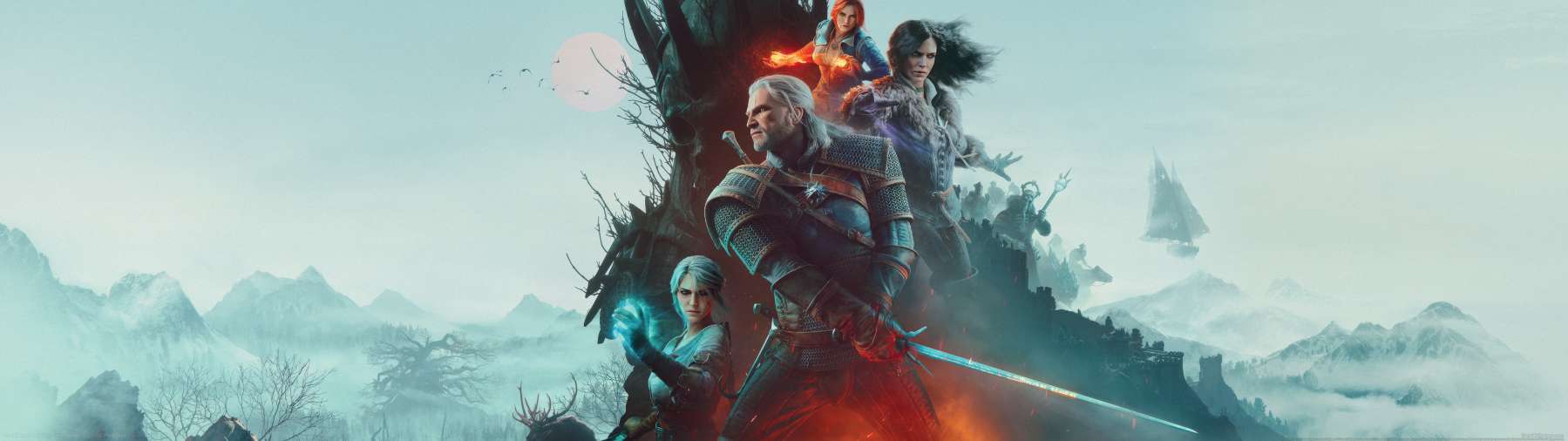 The Witcher 3: Wild Hunt - Remastered superwide achtergrond 01