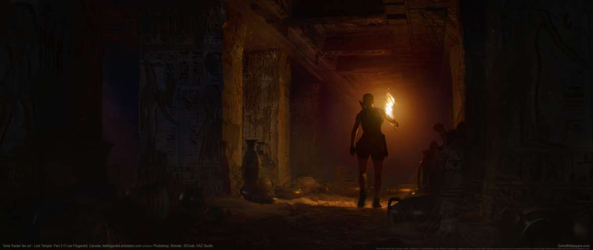 Tomb Raider fan art achtergrond