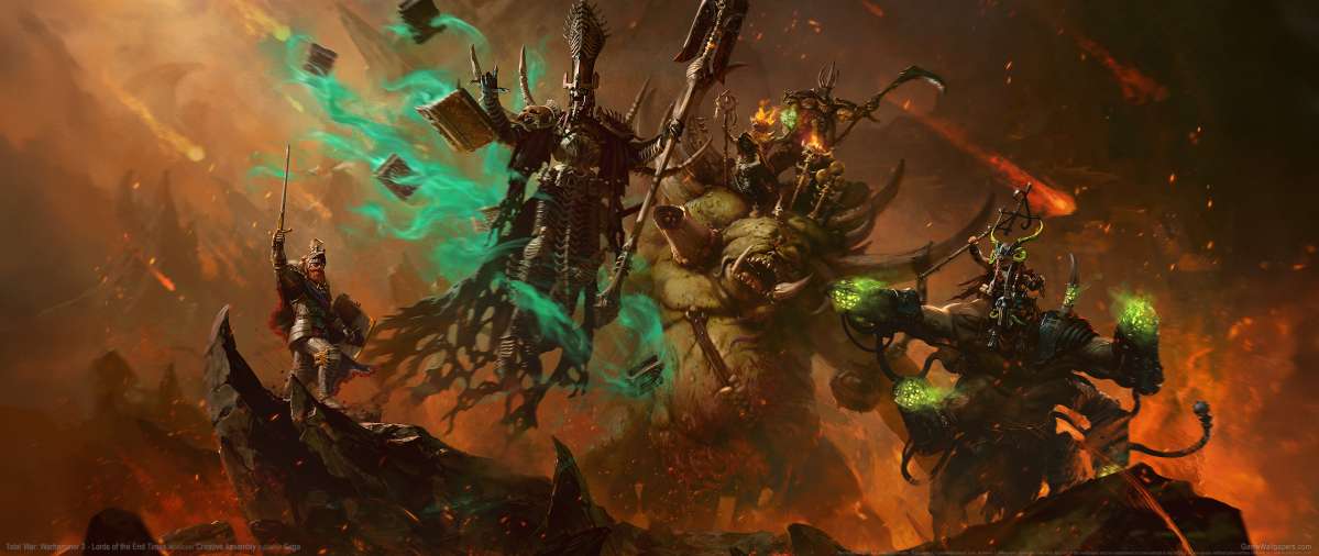 Total War: Warhammer 3 - Lords of the End Times ultrawide achtergrond 02