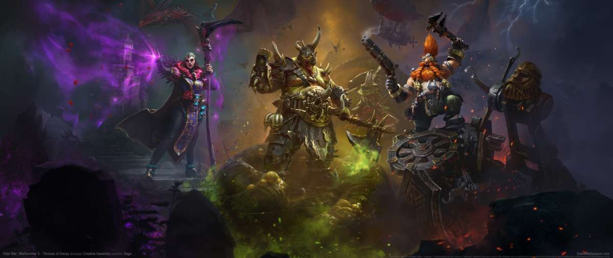 Total War: Warhammer 3 - Thrones of Decay achtergrond