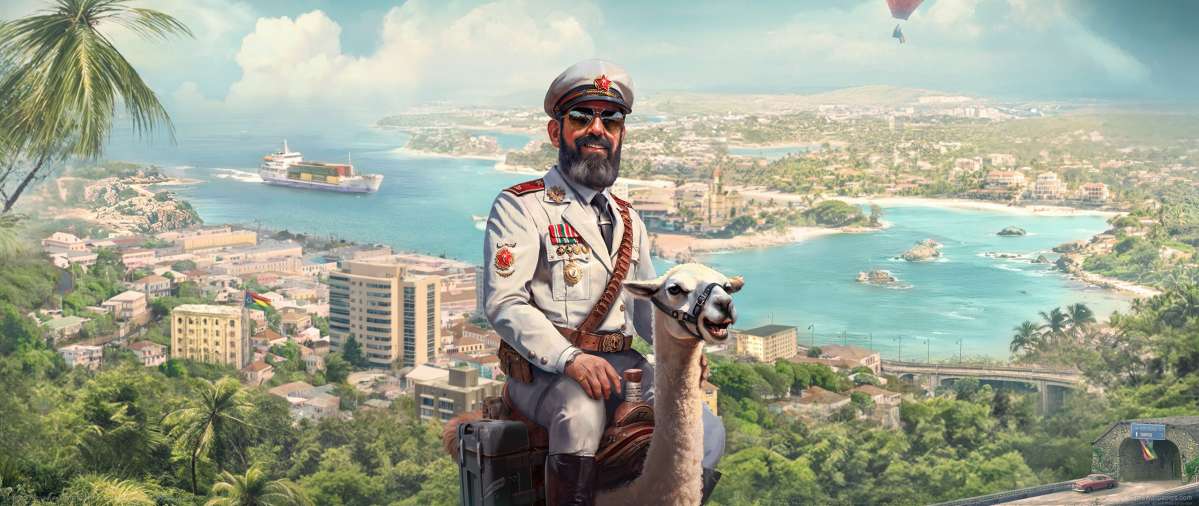 Tropico 7 ultrawide achtergrond 01