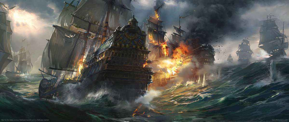 War of the Seas ultrawide achtergrond 01