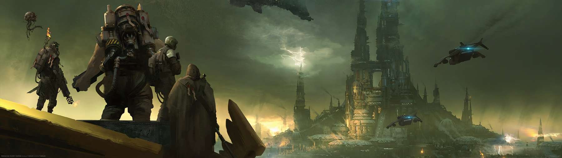 Warhammer 40,000: Darktide superwide achtergrond 01