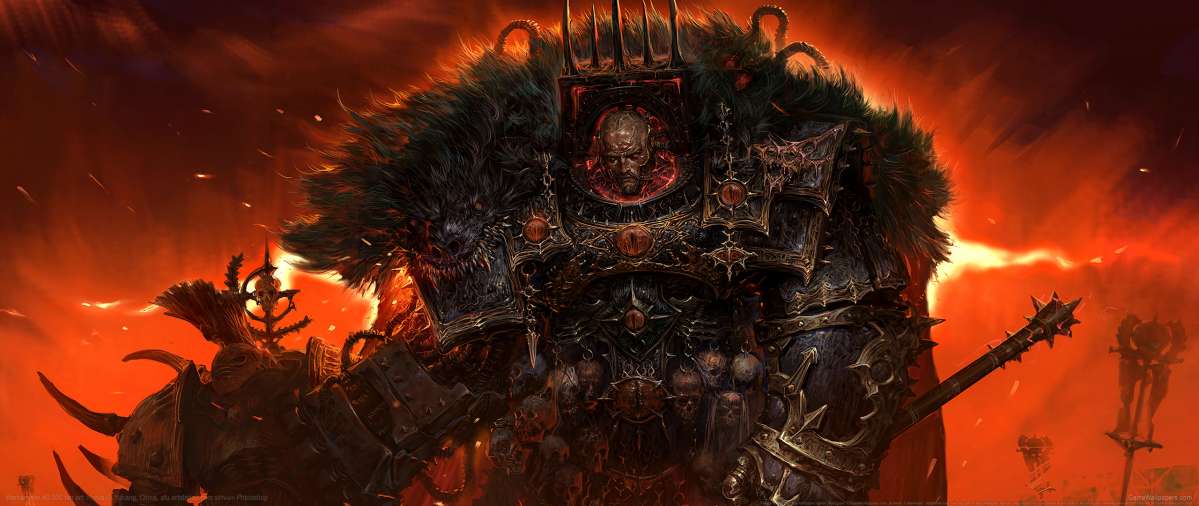 Warhammer 40,000 fan art ultrawide achtergrond 02