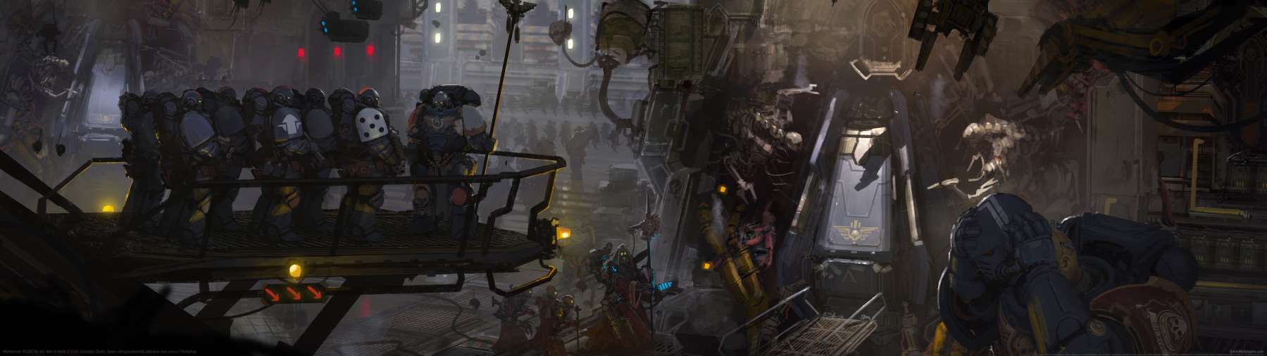 Warhammer 40,000 fan art achtergrond