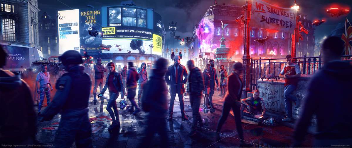 Watch Dogs: Legion ultrawide achtergrond 01