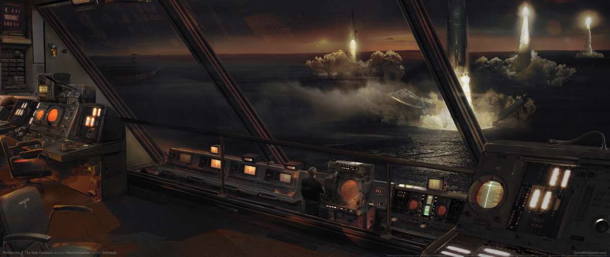 Wolfenstein 2: The New Colossus ultrawide achtergrond 05