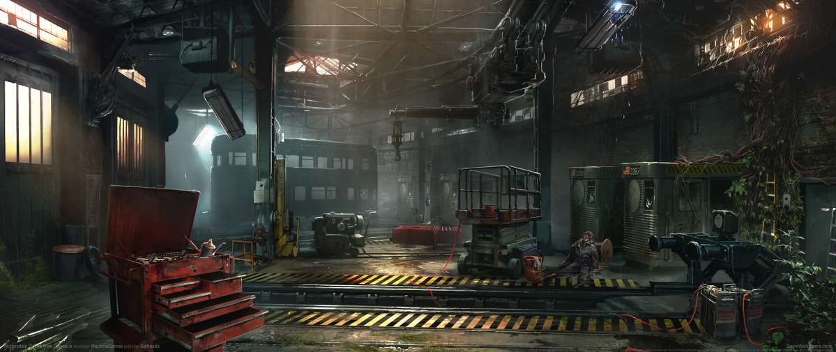 Wolfenstein 2: The New Colossus ultrawide achtergrond 07