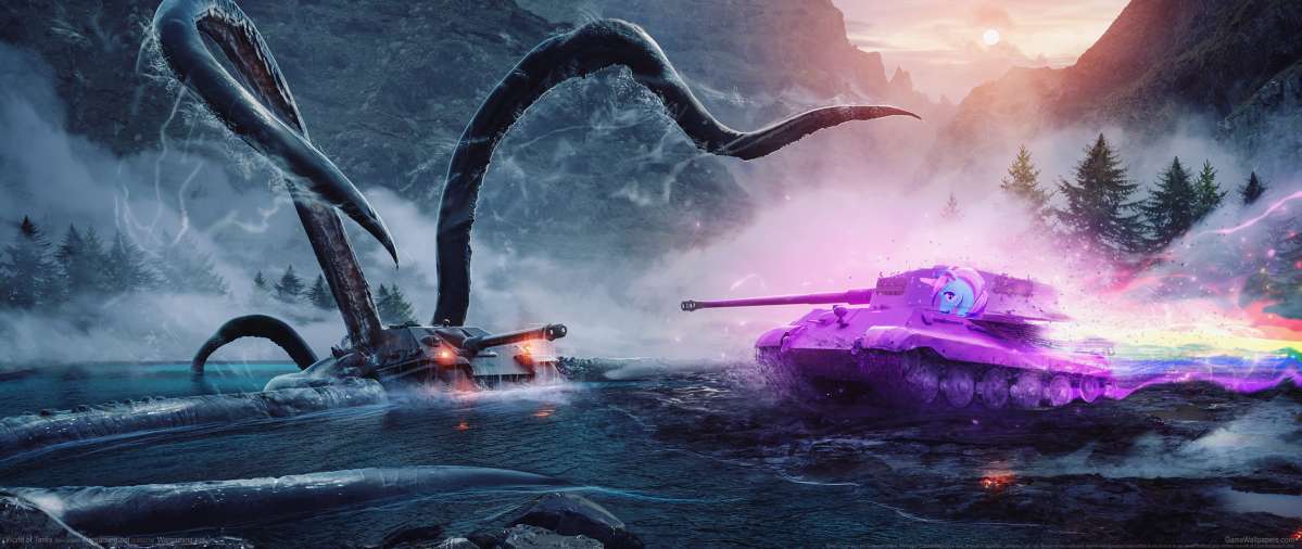 World of Tanks ultrawide achtergrond 22
