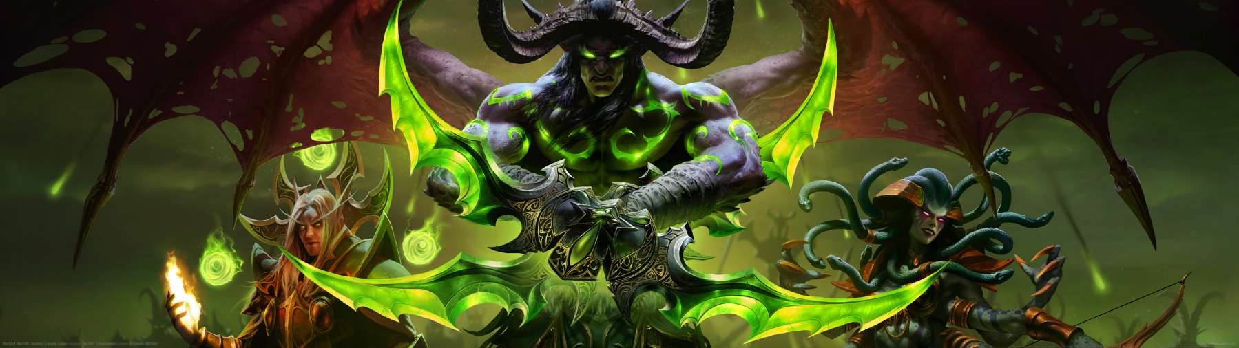 World of Warcraft: Burning Crusade Classic superwide achtergrond 01