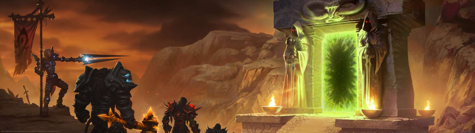 World of Warcraft: Burning Crusade Classic superwide achtergrond 03