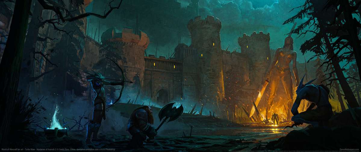 World of Warcraft fan art achtergrond