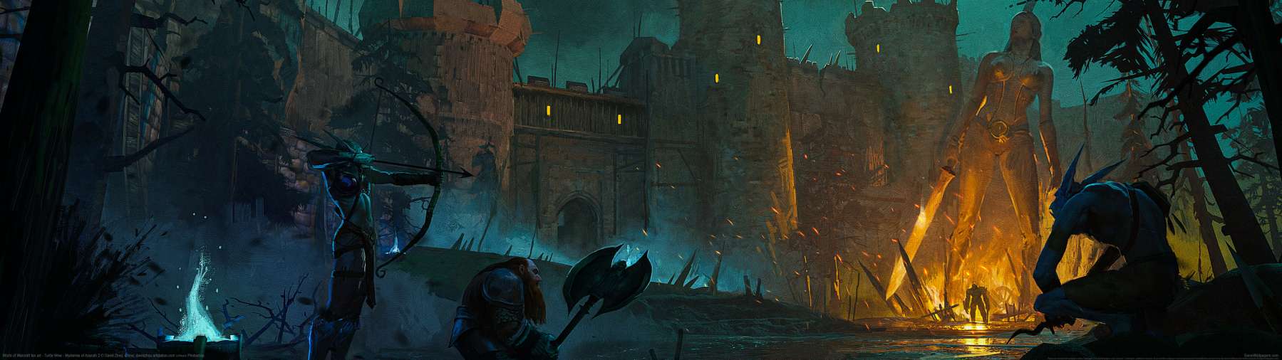 World of Warcraft fan art achtergrond