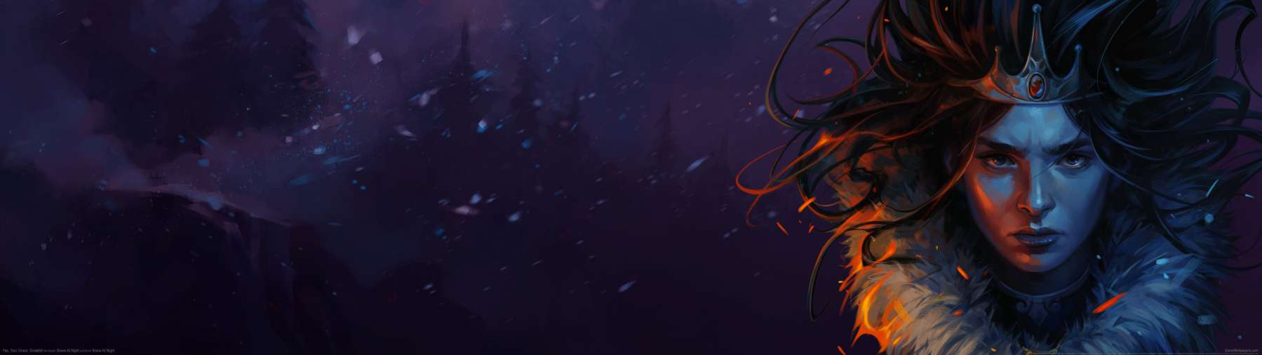 Yes, Your Grace: Snowfall achtergrond