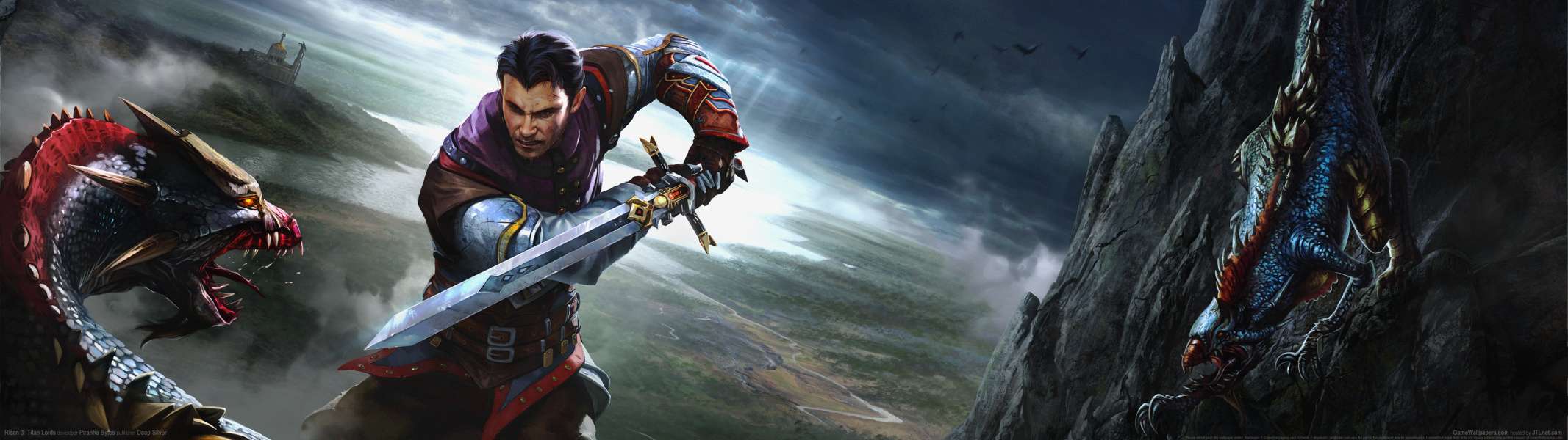 Risen 3: Titan Lords dual screen achtergrond