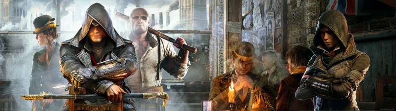 Assassin's Creed: Syndicate dual screen achtergrond
