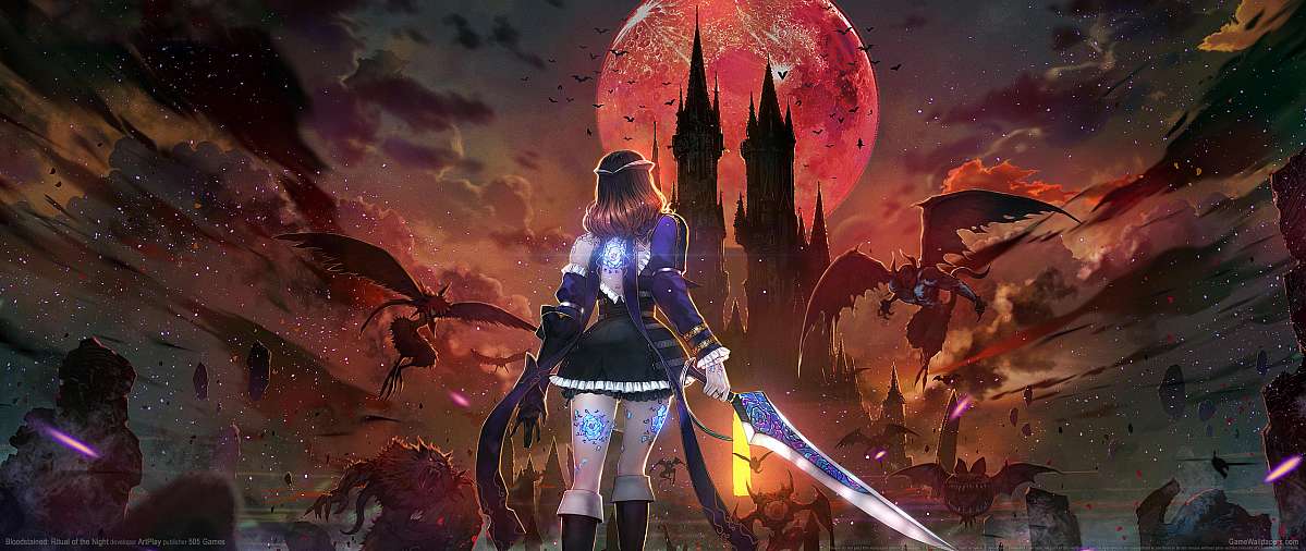 Bloodstained: Ritual of the Night ultrawide achtergrond 01