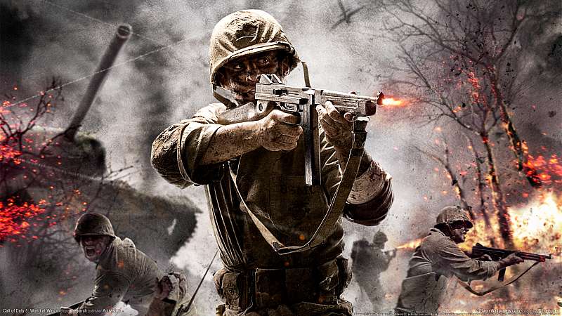 Call of Duty 5: World at War achtergrond