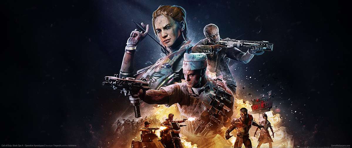 Call of Duty: Black Ops 4 - Operation Apocalypse Z ultrawide achtergrond 01