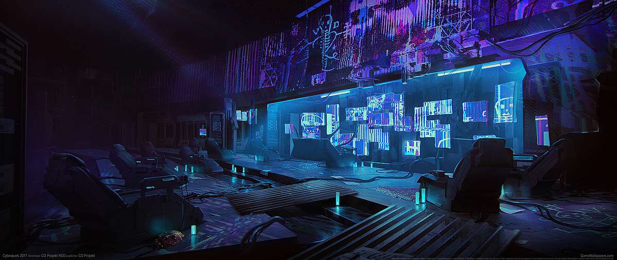 Cyberpunk 2077 ultrawide achtergrond 60