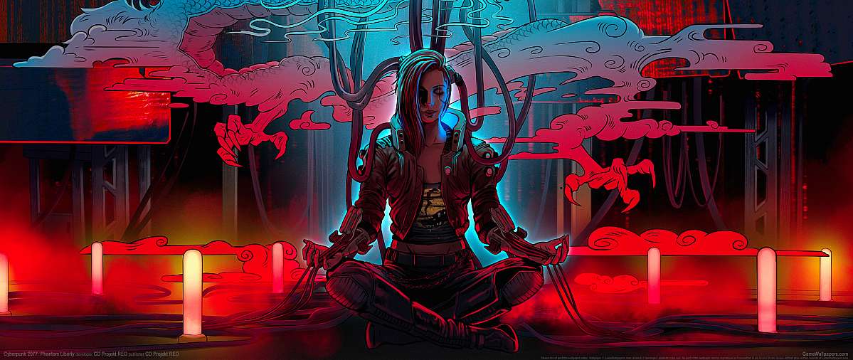 Cyberpunk 2077: Phantom Liberty ultrawide achtergrond 02