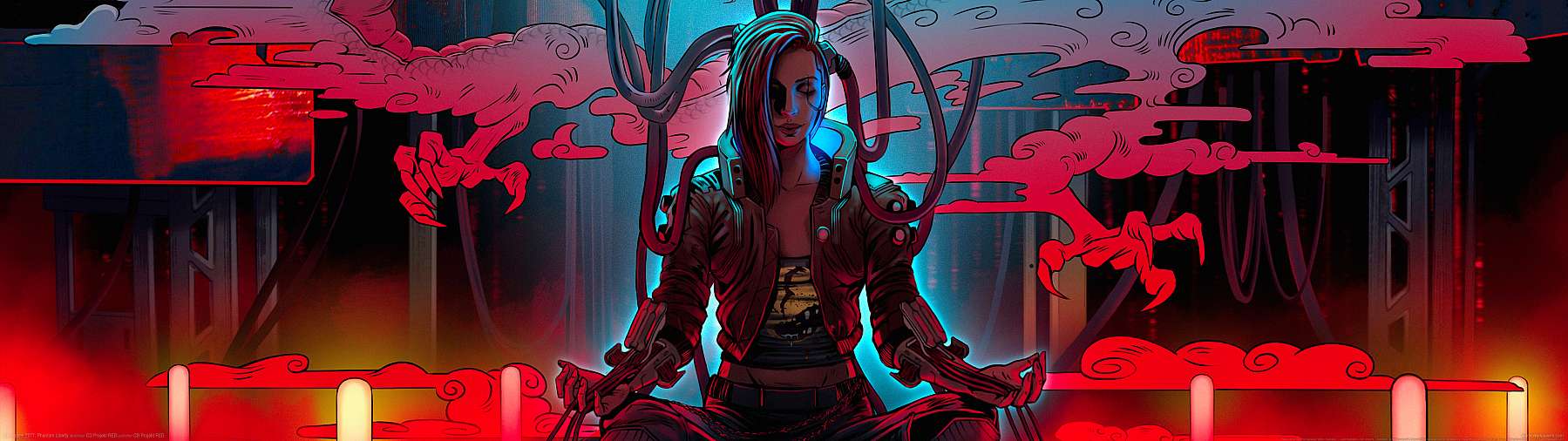 Cyberpunk 2077: Phantom Liberty superwide achtergrond 02