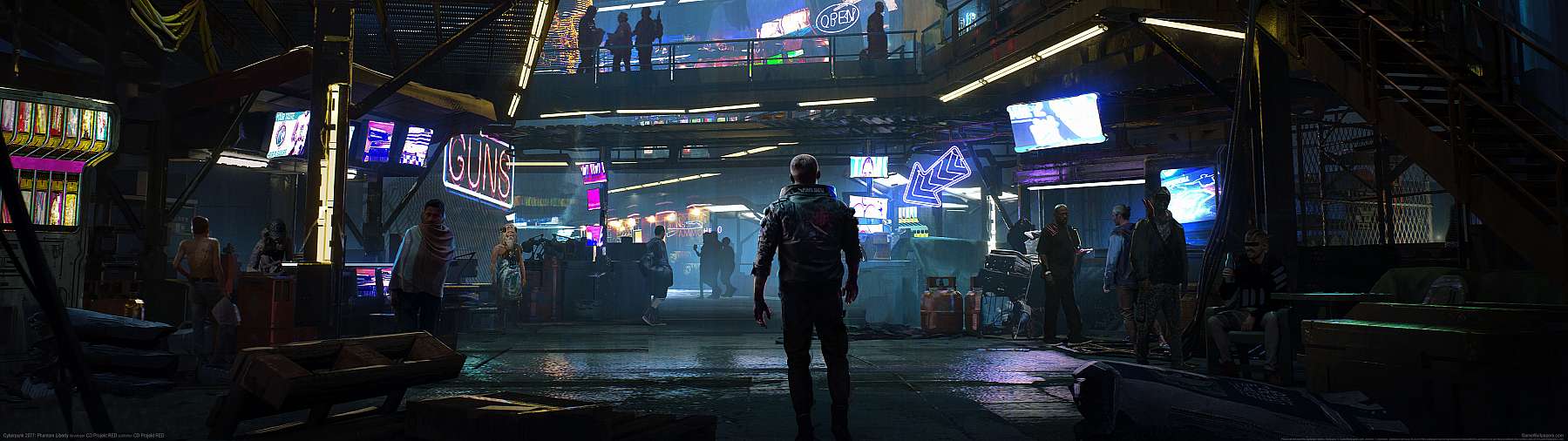 Cyberpunk 2077: Phantom Liberty superwide achtergrond 04