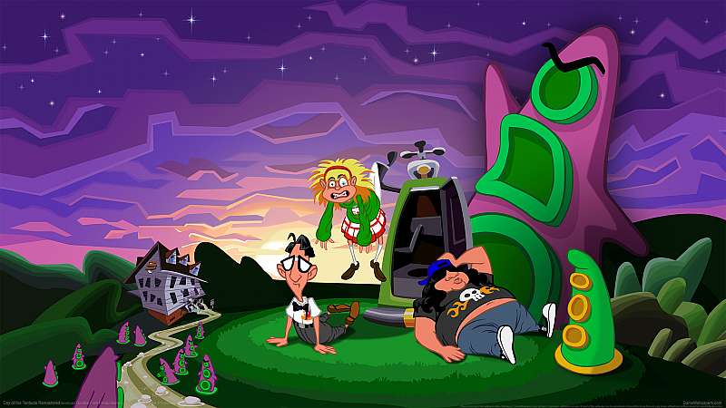 Day of the Tentacle Remastered achtergrond