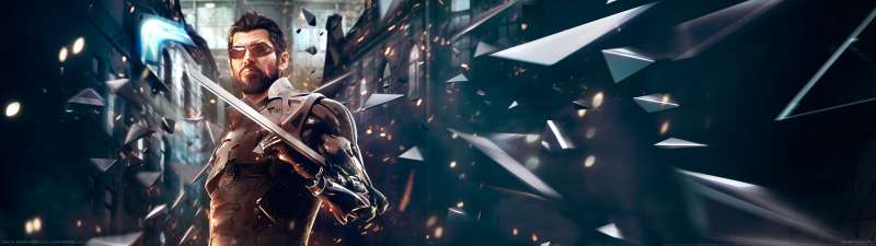 Deus Ex: Mankind Divided dual screen achtergrond